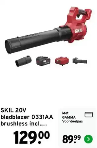 GAMMA SKIL 20V bladblazer 0331AA aanbieding