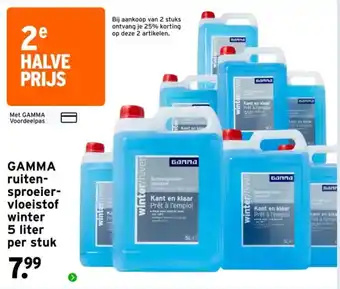 GAMMA Gamma ruiten-sproeier-vloeistof winter aanbieding
