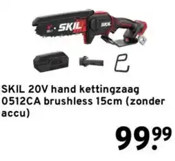GAMMA SKIL 20V hand kettingzaag 0512CA brushless aanbieding