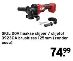 GAMMA SKIL 20V haakse slijper / slijptol 3923CA brushless aanbieding