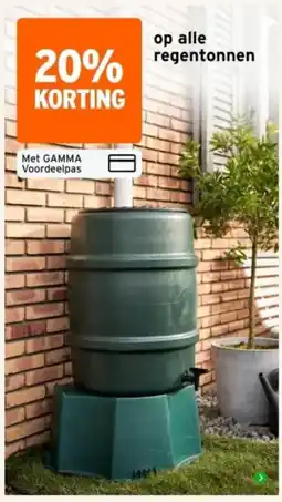 GAMMA gamma regentonnen aanbieding