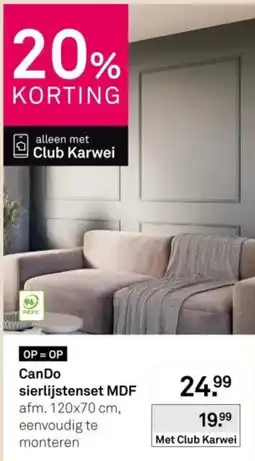 Karwei CanDo sierlijstenset MDF aanbieding