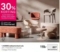 Karwei Karwei eetkamerstoel Lola aanbieding