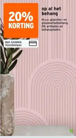 GAMMA gamma behang aanbieding