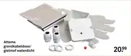 Karwei Attema grondkabeldoos/gietmof waterdicht aanbieding