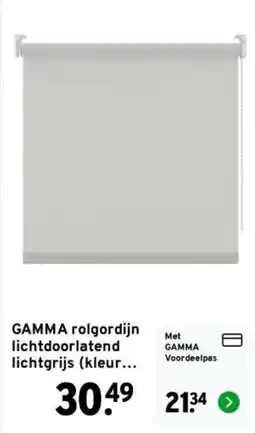 GAMMA GAMMA rol gordijn aanbieding