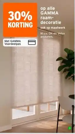 GAMMA gamma raamdecoratie aanbieding