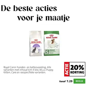 Royal Canin honden- en kattenvoeding