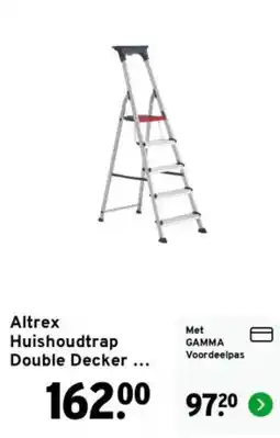 GAMMA Altrex Huishoudtrap Double Decker aanbieding