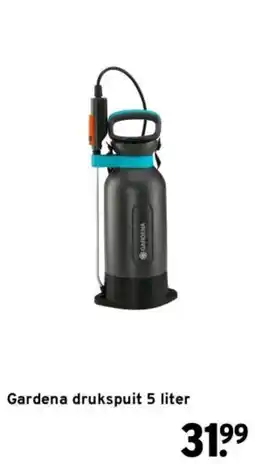 GAMMA Gardena drukspuit 5 liter aanbieding