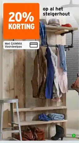 GAMMA gamma steigerhout aanbieding