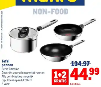 Tefal pannen