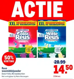 Makro Reus wasmiddelpoeder aanbieding
