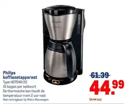Makro Philips koffiezetapparaat aanbieding