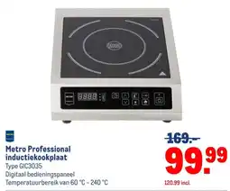 Makro Metro Professional inductiekookplaat aanbieding