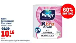 Makro Nalys keukenpapier Xtra power aanbieding