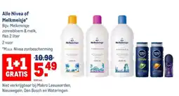 Makro Alle Nivea of Melkmeisje aanbieding