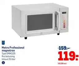 Makro Metro Professional magnetron aanbieding