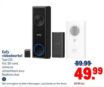 Eufy videodeurbel