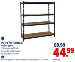 Makro Metro Professional opbergrek aanbieding