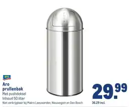 Makro Aro prullenbak aanbieding