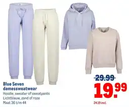 Makro Blue Seven damessweatwear aanbieding
