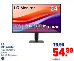 Makro LG 24" monitor aanbieding