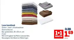 Makro Luxe handdoek aanbieding