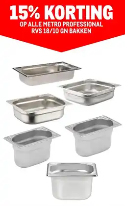 Makro Metro professional rvs 18/10 gn bakken aanbieding