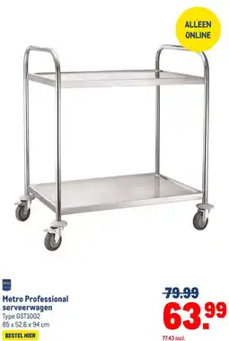Makro Metro Professional serveerwagen aanbieding