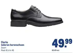 Makro Clarks lederen herenschoen aanbieding