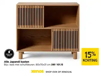 Xenos Alle Japandi kasten aanbieding