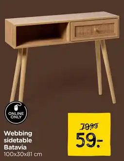 Xenos Webbing sidetable Batavia aanbieding