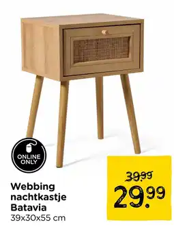 Xenos Webbing nachtkastje Batavia aanbieding