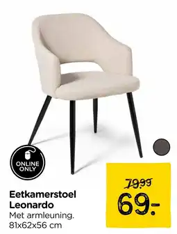 Xenos Eetkamerstoel Leonardo aanbieding