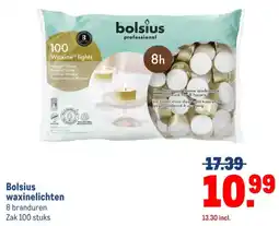 Makro Bolsius waxinelichten aanbieding