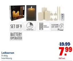Makro Ledkaarsen aanbieding