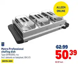 Makro Metro Professional chafing dish aanbieding