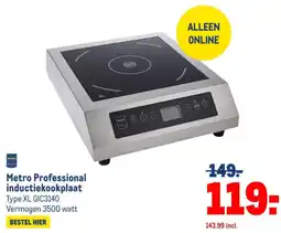 Makro Metro Professional inductiekookplaat aanbieding