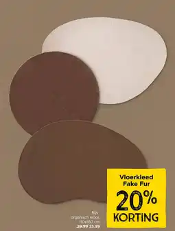 Xenos Vloerkleed Fake Fur aanbieding