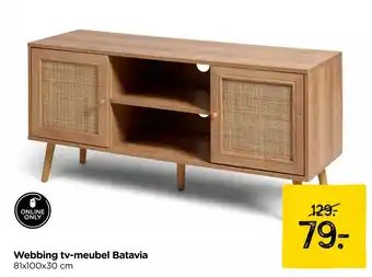 Xenos Webbing tv-meubel Batavia aanbieding