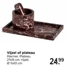 Xenos Vijzel of plateau aanbieding