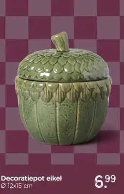 Xenos Decoratiepot eikel aanbieding