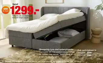 Budget Home Store Boxspring Lyra