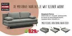 Budget Home Store Budget Home Store Slaapbank Ramos aanbieding
