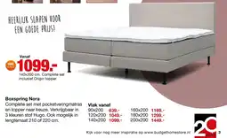 Budget Home Store Boxespring Nora aanbieding