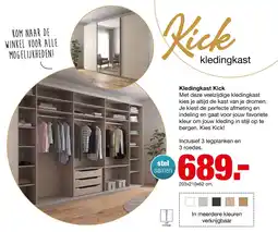 Budget Home Store Kick kledingkast aanbieding