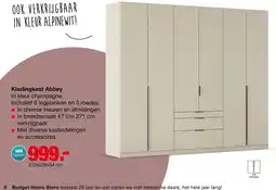 Budget Home Store Budget Home Store Kledingkast Abbey aanbieding