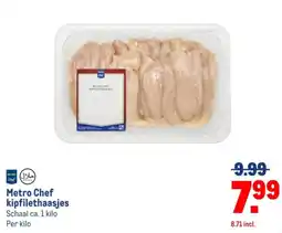 Makro Metro Chef kipfilethaasjes aanbieding