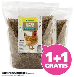 Ranzijn Ranzijn kippen snacks meelwormen aanbieding
